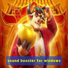 sound booster for windows